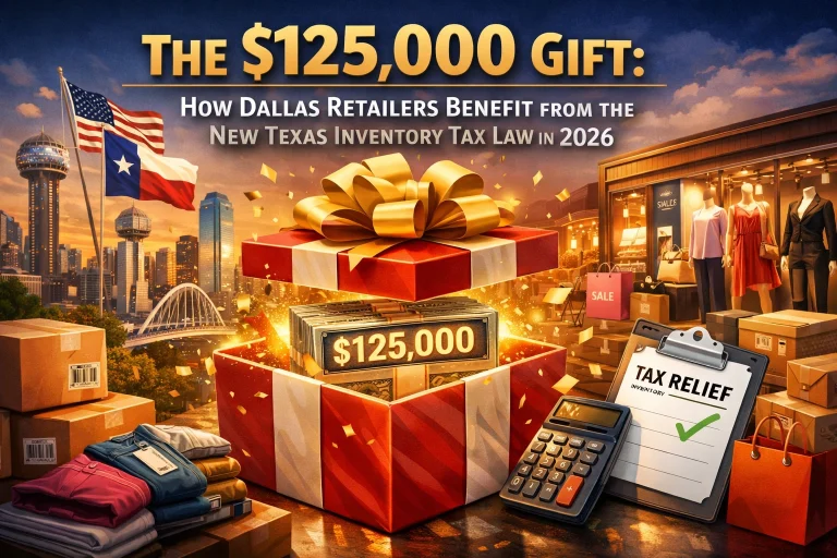 The $125,000 Gift: How Dallas Retailers Benefit from the New Texas Inventory Tax Law in 2026